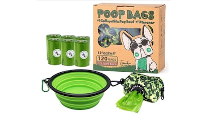 Kit de bolsas para excrementos de perro de Lifegogo