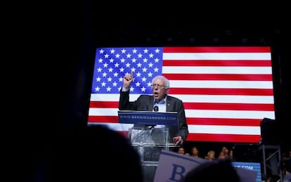 Bernie Sanders, el miércoles en Los Ángeles