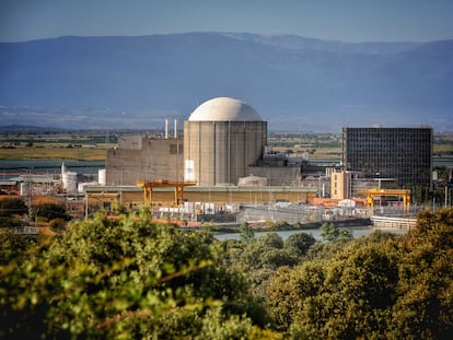 Instalaciones de la central nuclear de Almaraz (Cáceres).