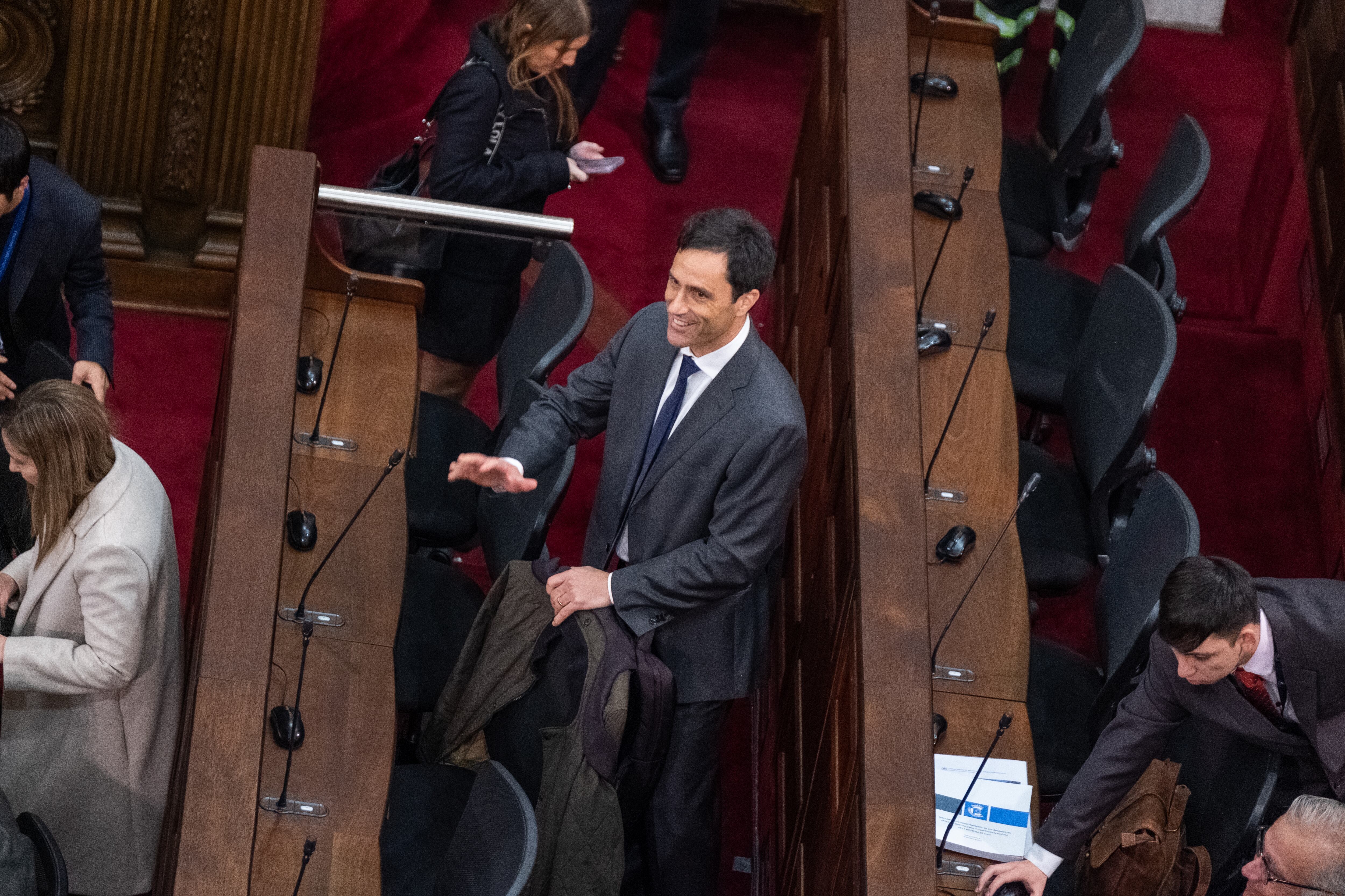 Luis Silva en la ceremonia de instalación Consejo Constitucional.