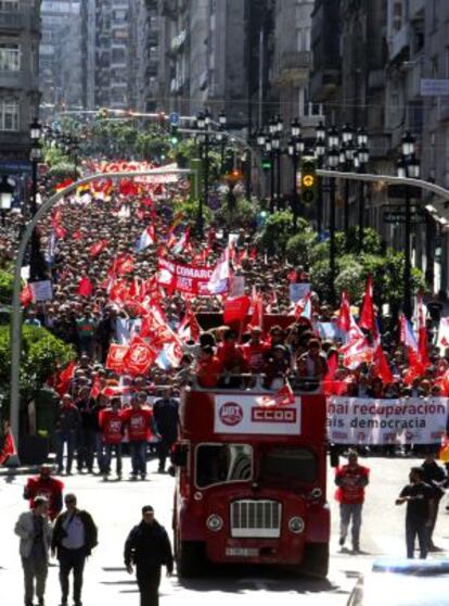 Manifestación en Vigo