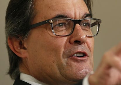 El presidente de la Generalitat de Catalu&ntilde;a, Artur Mas.