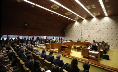 Plenário do Supremo Tribunal Federal nesta quinta-feira.