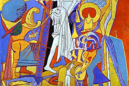 <i>La crucifixión<i> (1930), de Picasso.