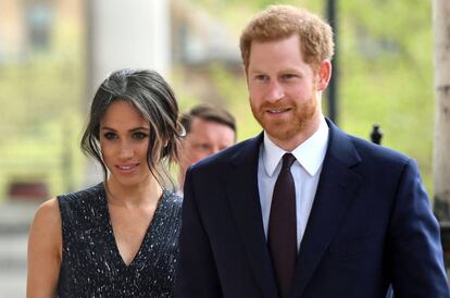 Meghan Markle y el príncipe Harry fotografiados en Londres el pasado abril.