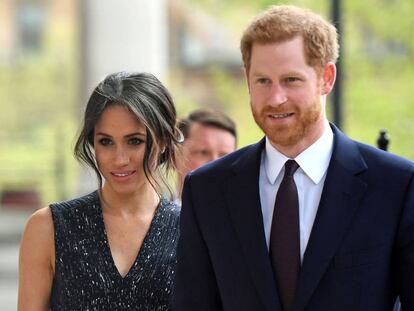 Meghan Markle y el príncipe Harry fotografiados en Londres el pasado abril.