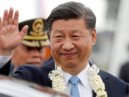 El presidente de China Xi Jinping durante una visita en Manila.