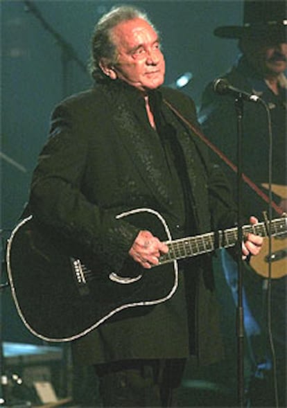 Cash, en un concierto de 1999 en Nueva York.