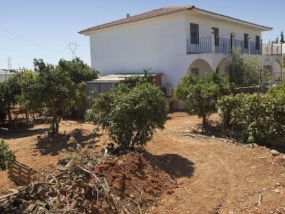 Lugar donde José Bretón, padre de los pequeños Ruth y José, hizo la hoguera en la finca de Las Quemadillas (Córdoba).