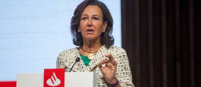 Ana Bot&iacute;n, presidenta de Banco Santander