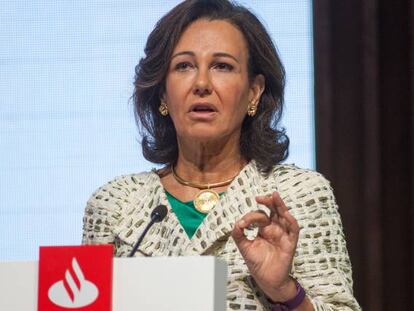 Ana Bot&iacute;n, presidenta de Banco Santander