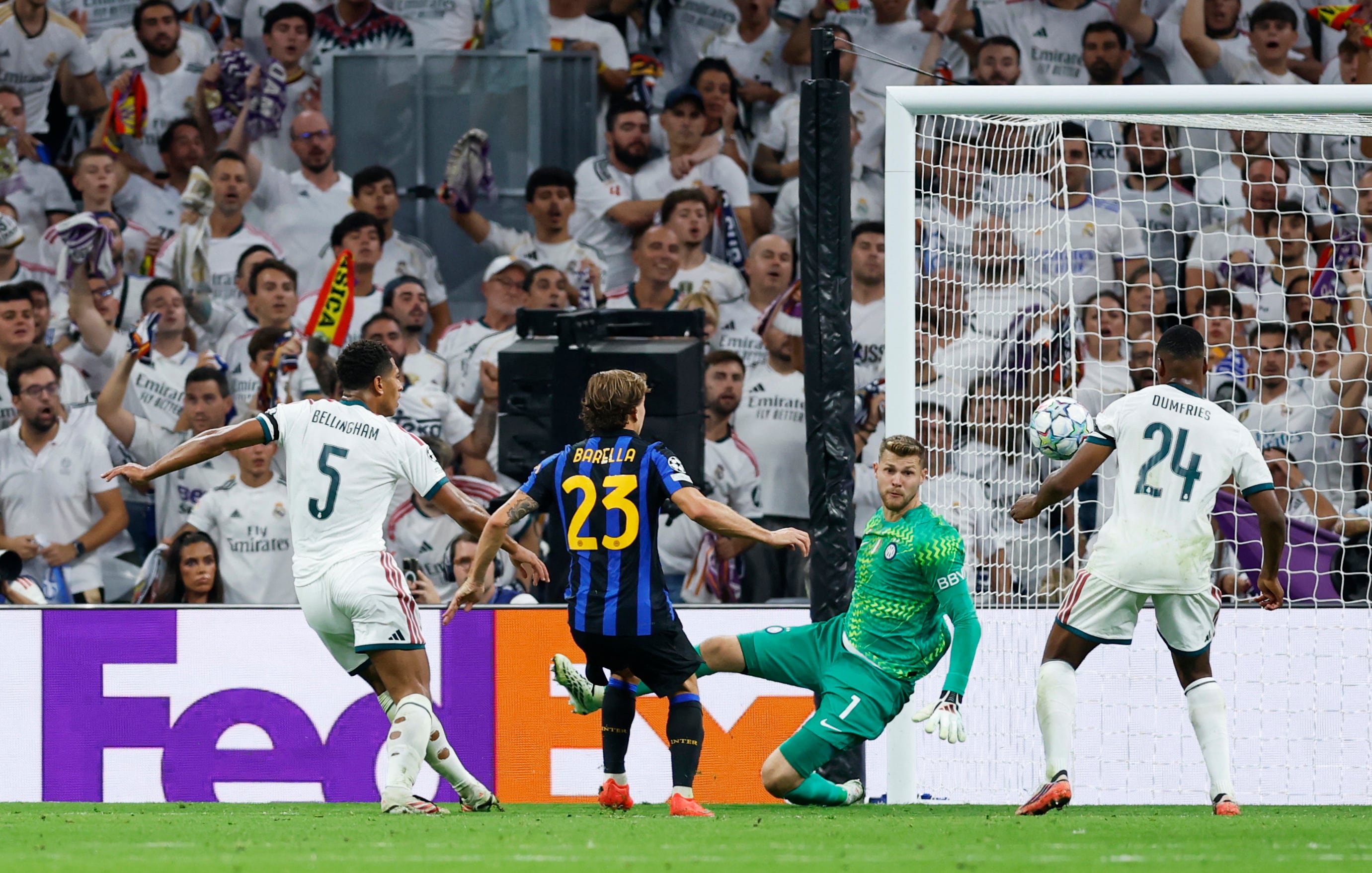 Real Madrid - Inter en directo, el partido de Champions League en vivo |El Madrid desperdicia varias oportunidades para ampliar su ventaja