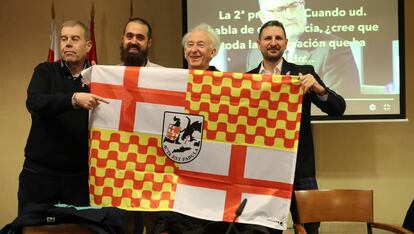 Tomàs Guasch, Jaume Vives, Albert Boadella i Miguel Martínez.