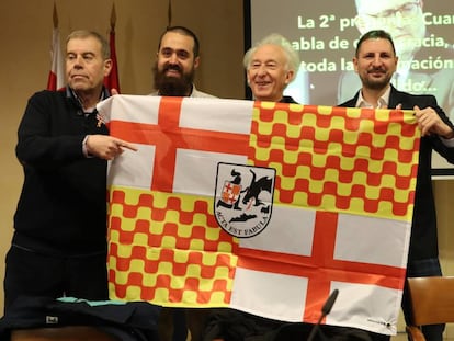 Tomàs Guasch, Jaume Vives, Albert Boadella i Miguel Martínez.