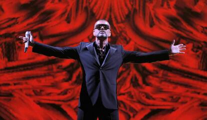 George Michael, durante un concierto en el Palacio Garnier en París.