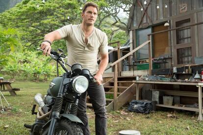 Chris Pratt, el ltimo hroe de Hollywood, en una imagen de 'Jurassic World'.