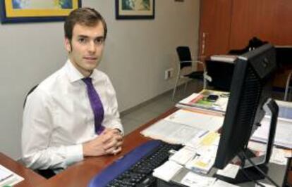 El consejero delegado de Inerza, Germán Suárez, en una estrevista con EFE habla sobre el primer proyecto piloto español de hotel inteligente, que se quiere poner en práctica en Canarias. EFE/Archivo