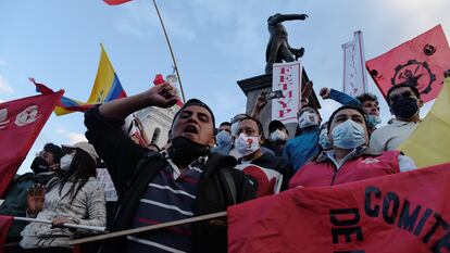 Una protesta en Quito, Ecuador, en octubre pasado, en contra de las medidas económicas del Gobierno de Moreno.