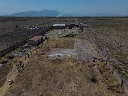 The visit to the organized crime training camp discovered in Teuchitlán left the searchers' collectives frustrated, as they found none of the evidence they had hoped for.