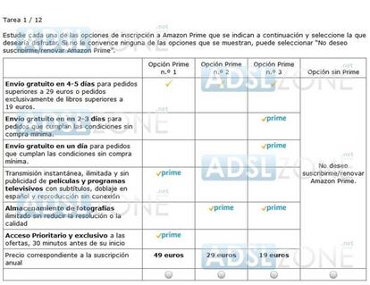 Esta es la encuesta que han recibido algunos usuarios de la tienda donde se pregunta qué opción escogerían de cara a la siguiente renovación