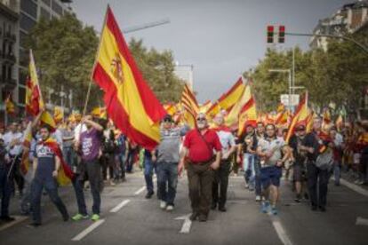 Un grupo de exlegionarios ha acompañado la marcha.