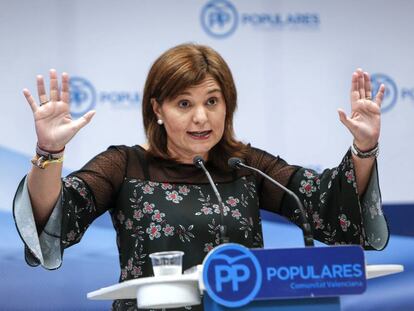 Isabel Bonig, l&iacute;der del PP de la Comunidad Valenciana.