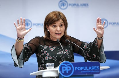 Isabel Bonig, l&iacute;der del PP de la Comunidad Valenciana.