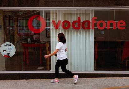 Una tienda de Vodafone en Ronda (España).