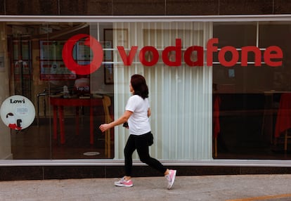 Una tienda de Vodafone en Ronda (España).