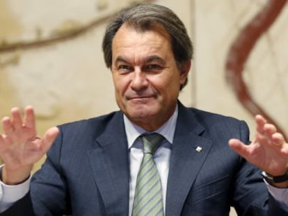 Artur Mas a Barcelona.