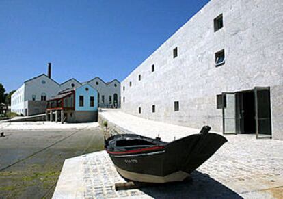 Una vista del Museo del Mar de Galicia, en Vigo, de los arquitectos Aldo Rossi y César Portela.