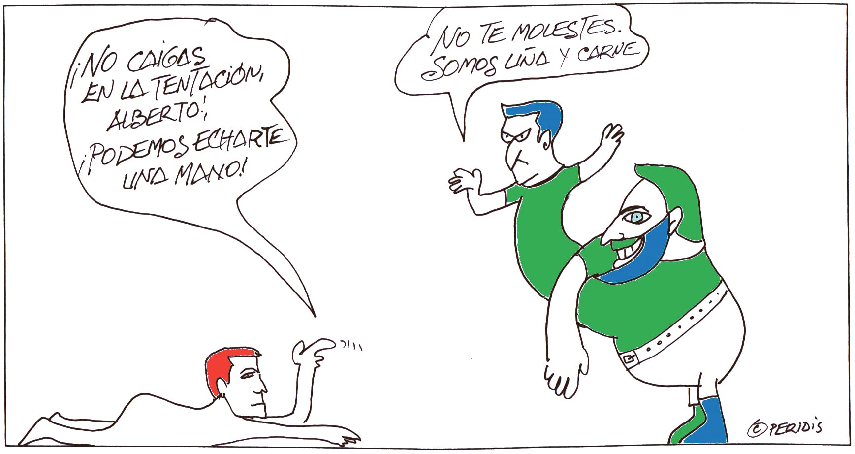 Peridis: uña y carne