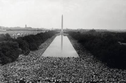 La multitudinaria Marcha por el Trabajo y la Igualdad convocada por Martin Luther King en Washington el 28 de agosto de 1963. La injusticia racial viene de lejos.