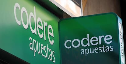 Una casa de apuestas de Codere, en Madrid. 