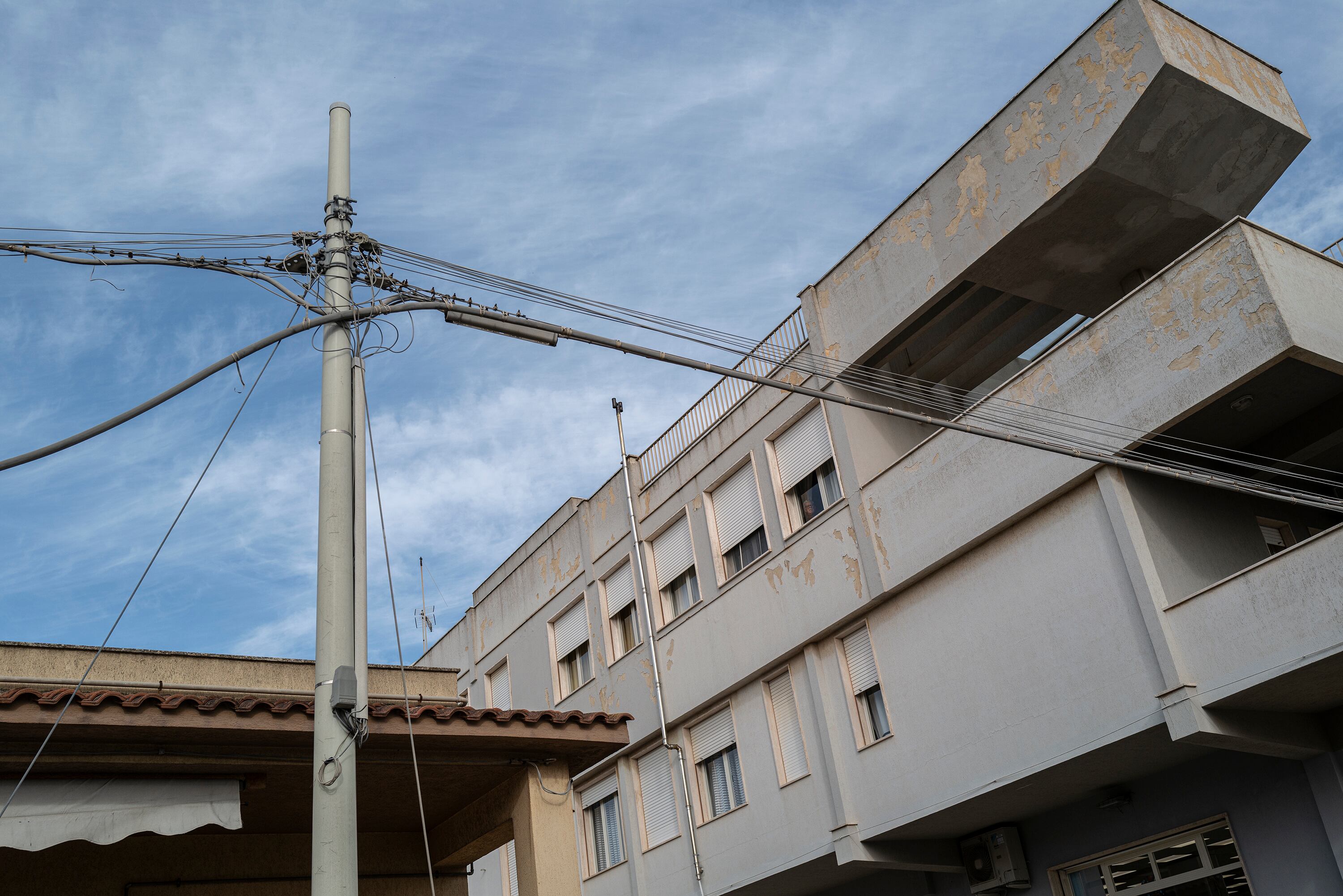 El edificio del escondite de Matteo Messina, en la localidad siciliana de Campobello di Mazzara.