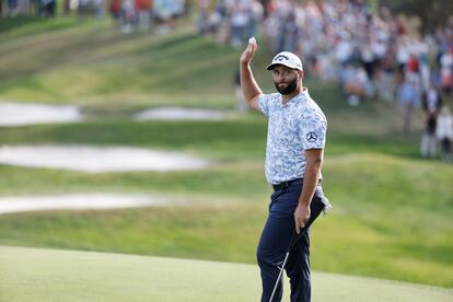 Rahm, este sábado en la tercera jornada del Open de España.