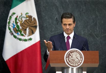 Enrique Peña Nieto, el pasado 27 de agosto.