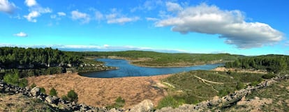 Embalse de Gaià, en Tarragona. El ahorro de recursos hídricos es uno de los ejes fundamentales de la estrategia de economía circular de Repsol.