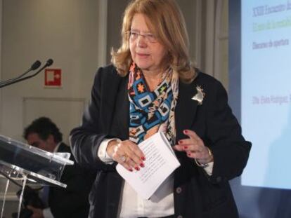 Elvira Rodr&iacute;guez, presidenta de la Comisi&oacute;n Nacional del Mercado de Valores (CNMV).