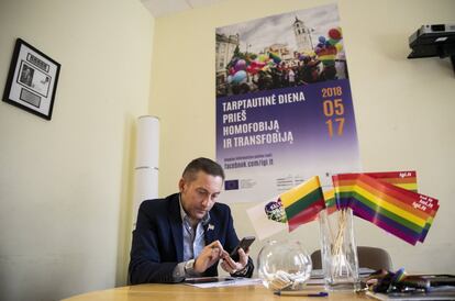 Vladimir Simonko, co-founder of the Lithuanian Gay League (LGL). Simonko is a pioneer in the fight for LGBT+ rights in the country. For the first time this June, Vilnius will host Baltic Pride, which will include rights movements from both Estonia and Latvia.