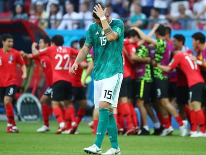 Sule lamenta o primeiro gol sul-coreano.