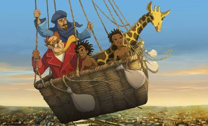 Fotograma de la película de animación 'Zarafa'.