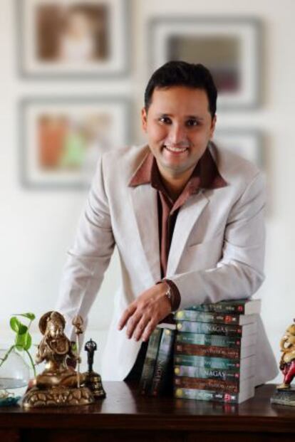 Amish Tripathi, el primer autor hindú que ha conseguido ser un best-seller en su país.