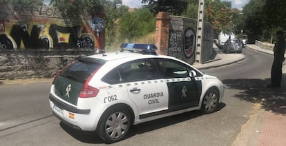 Un coche patrulla de la Guardia Civil.