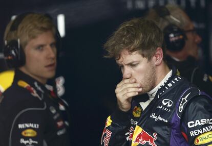 Vettel, reflexivo tras la sesión en el trazado de Shanghái.