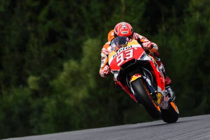 Marc Márquez, en el circuito de Spielberg.