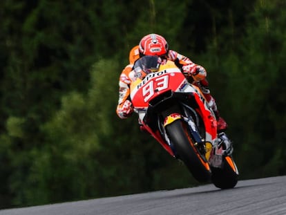 Marc Márquez, en el circuito de Spielberg.