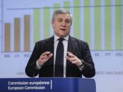 En la imagen, el vicepresidente de la Comisión Europea (CE) y comisario europeo de Industria, Antonio Tajani. EFE/Archivo