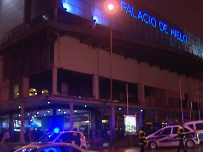Un incendio obliga a desalojar el Palacio de Hielo de Madrid