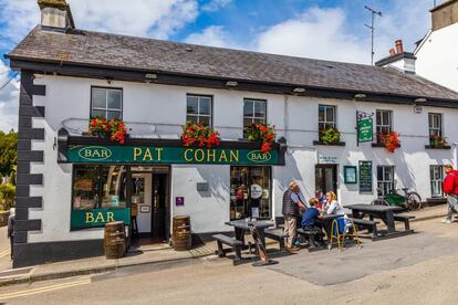 Fachada del Pat Cohan’s Bar, en Cong, que cuando John Ford filmó 'El hombre tranquilo' (1952) era un ultramarinos.